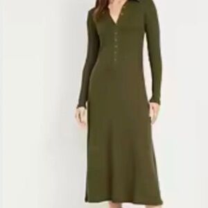 Old navy olive Henley dress xl